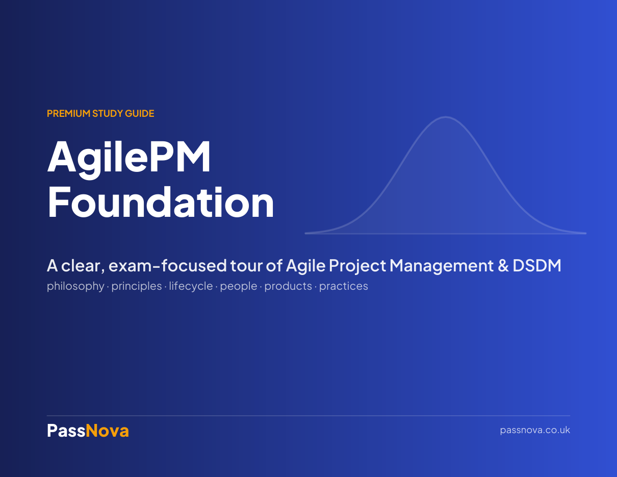 AgilePM Foundation study guide cover