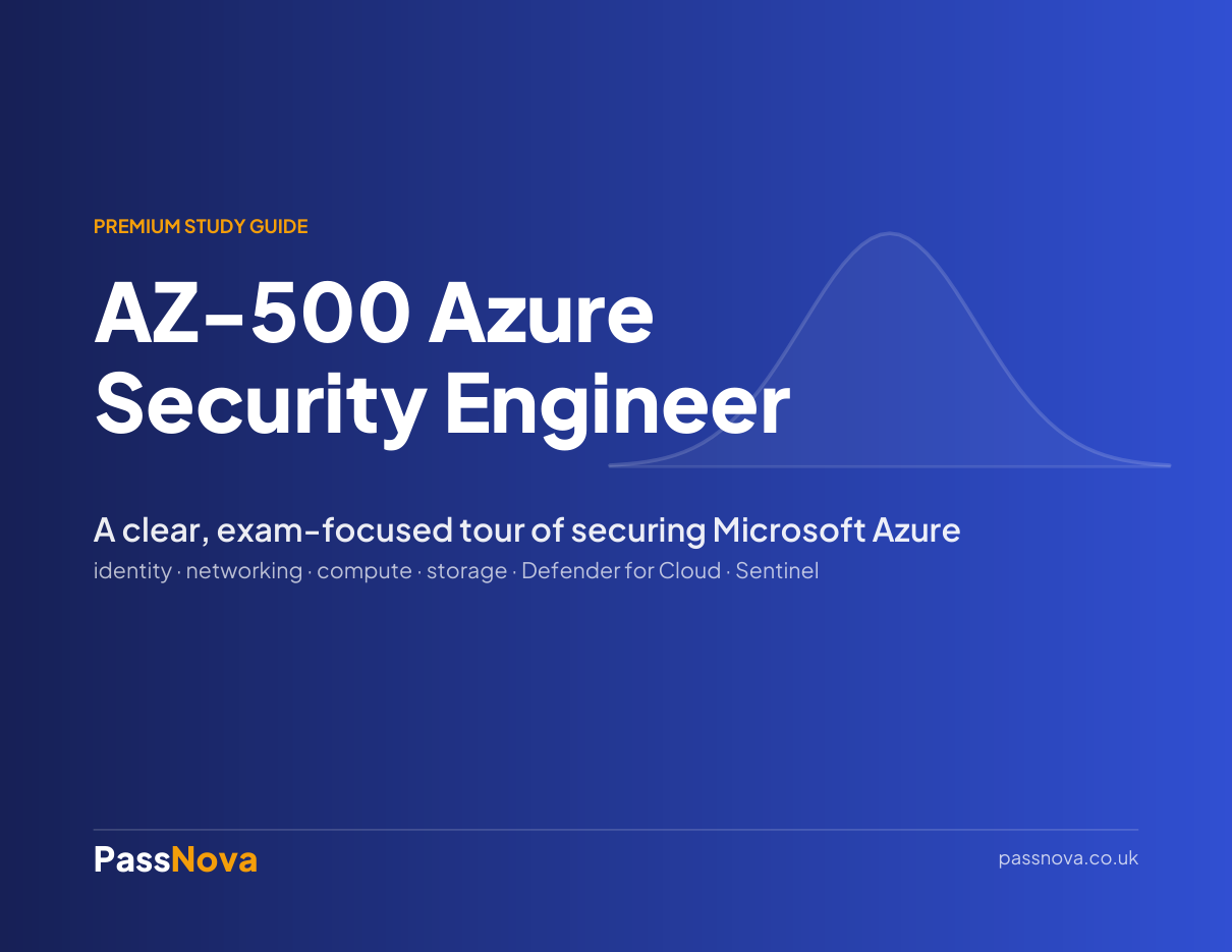 Microsoft AZ-500 (Azure Security) study guide cover