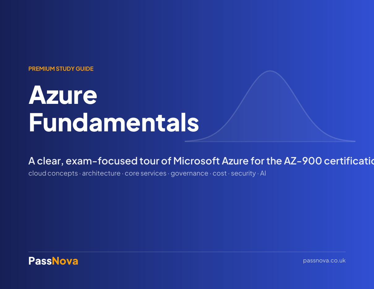 Microsoft Azure Fundamentals (AZ-900) study guide cover