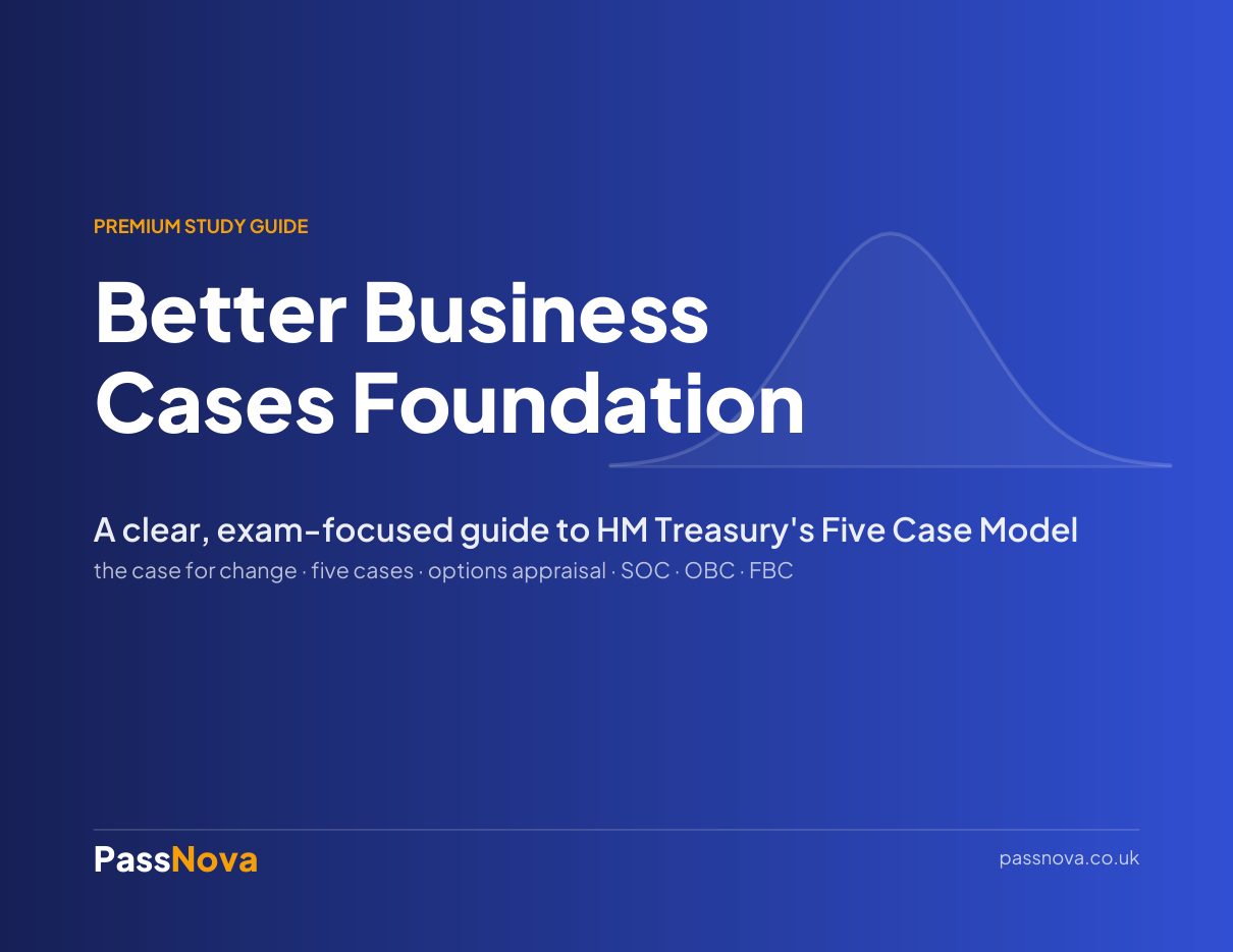 Better Business Cases Foundation study guide cover