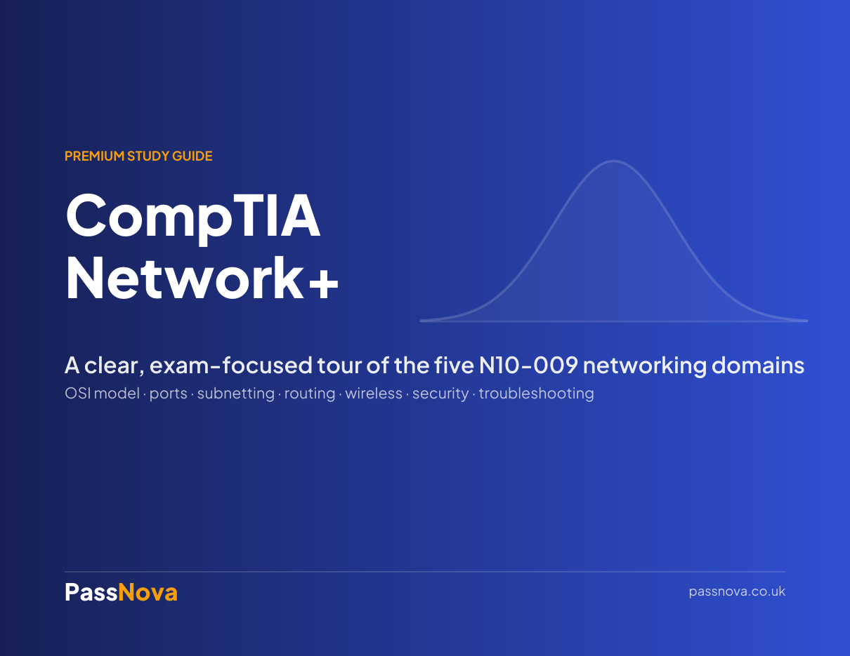 CompTIA Network+ study guide cover