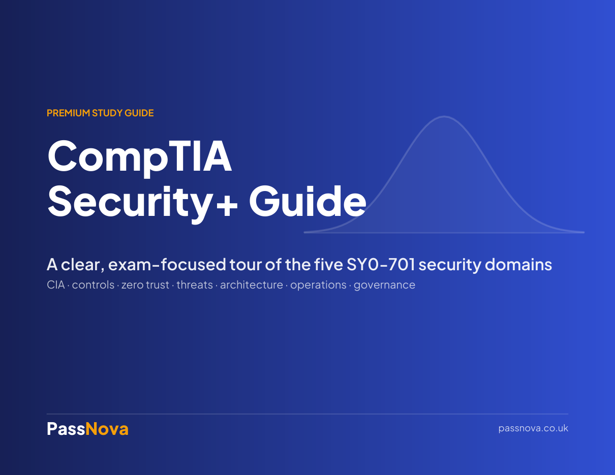 CompTIA Security+ study guide cover