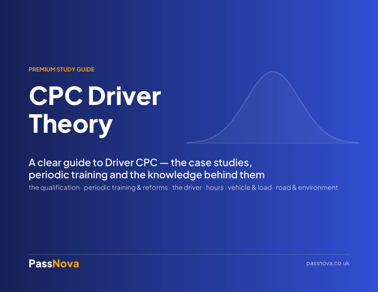 CPC Driver Theory study guide cover