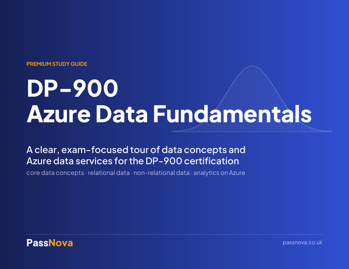Microsoft DP-900 (Azure Data Fundamentals) study guide cover