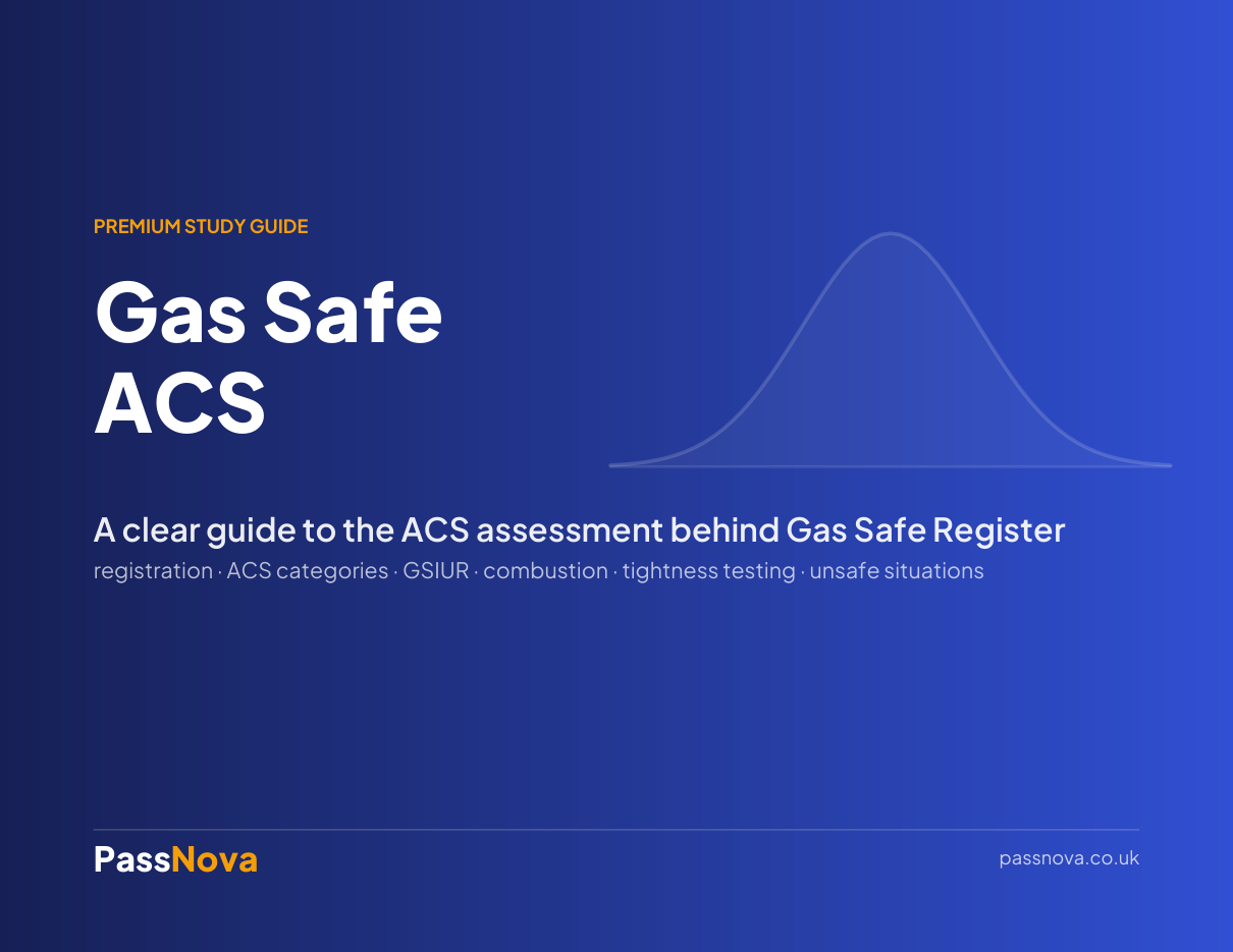 Gas Safe ACS study guide cover