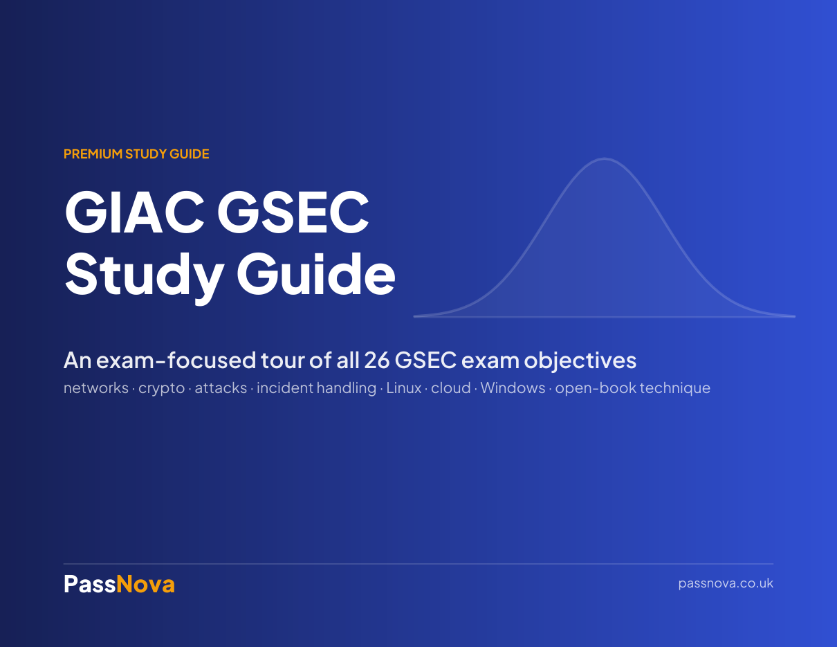 GIAC GSEC (Security Essentials) study guide cover