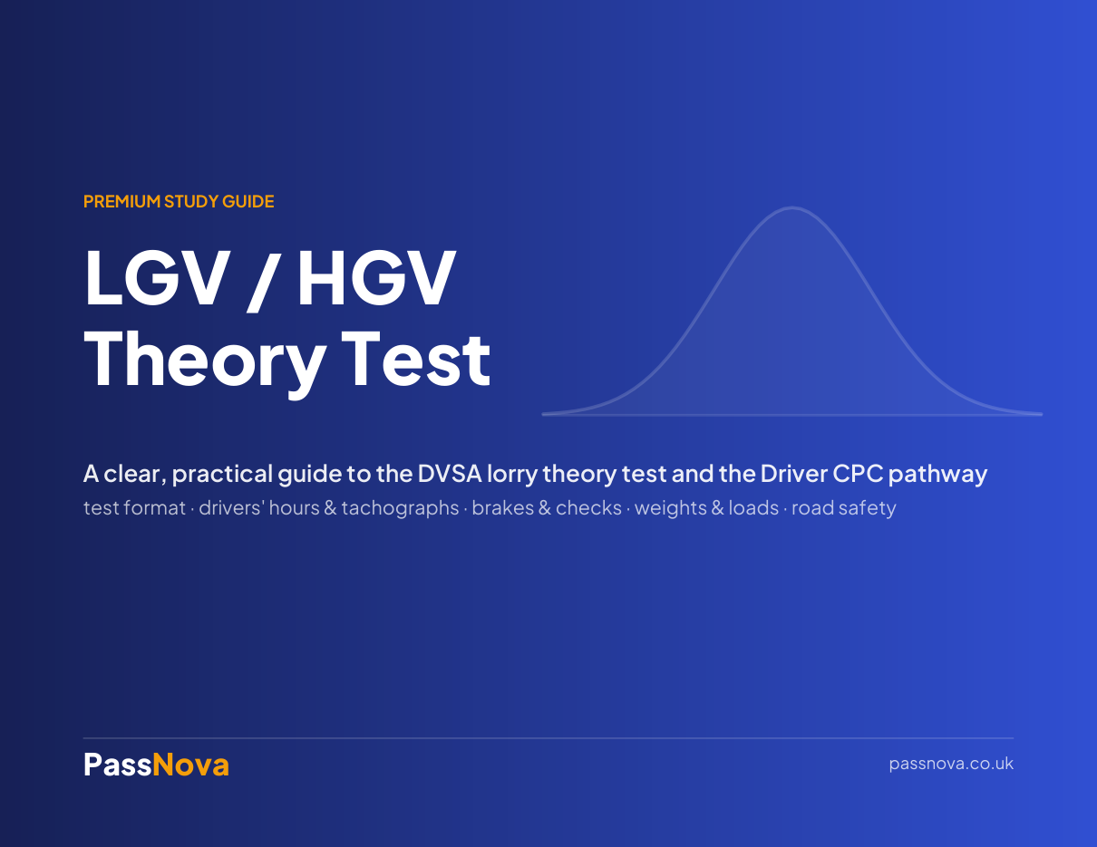LGV / HGV Theory Test study guide cover