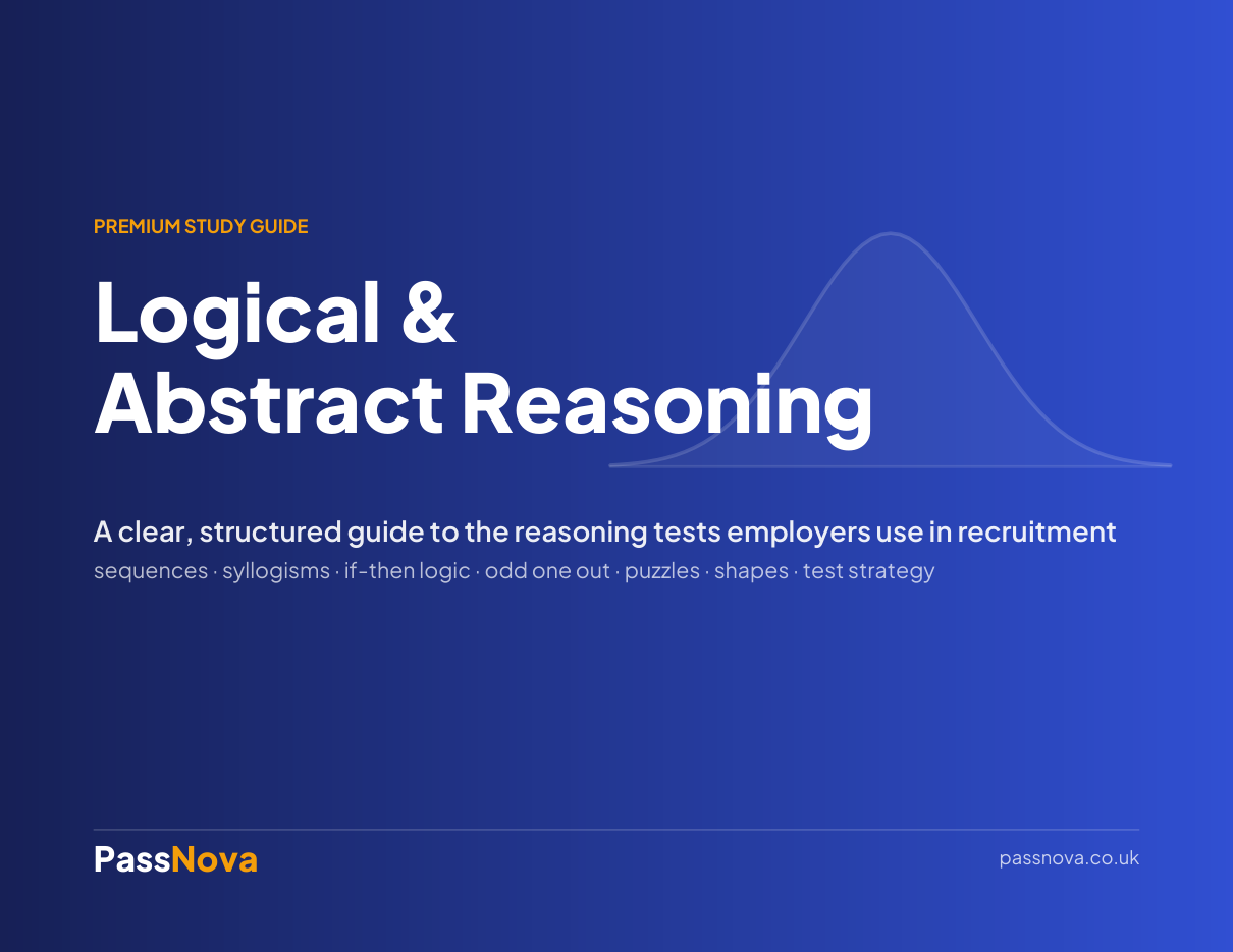 Logical & Abstract Reasoning study guide cover