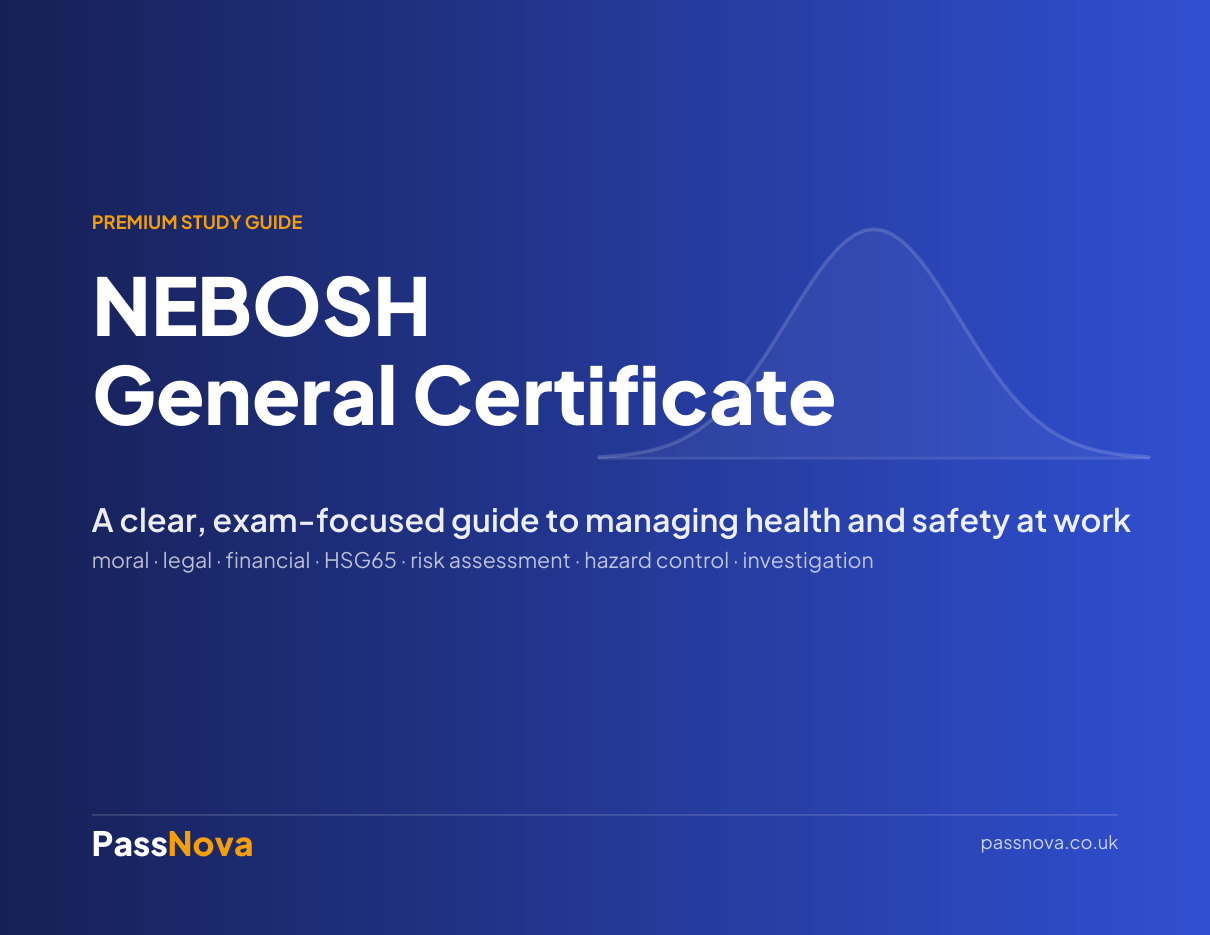 NEBOSH General Certificate study guide cover