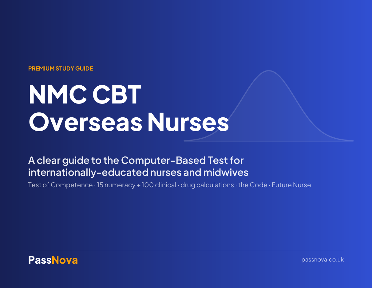 NMC CBT (Overseas Nurses) study guide cover