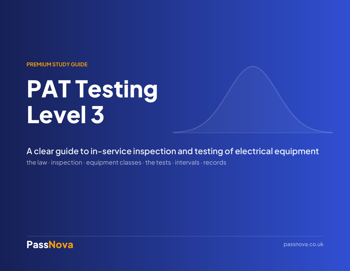 PAT Testing Level 3 study guide cover