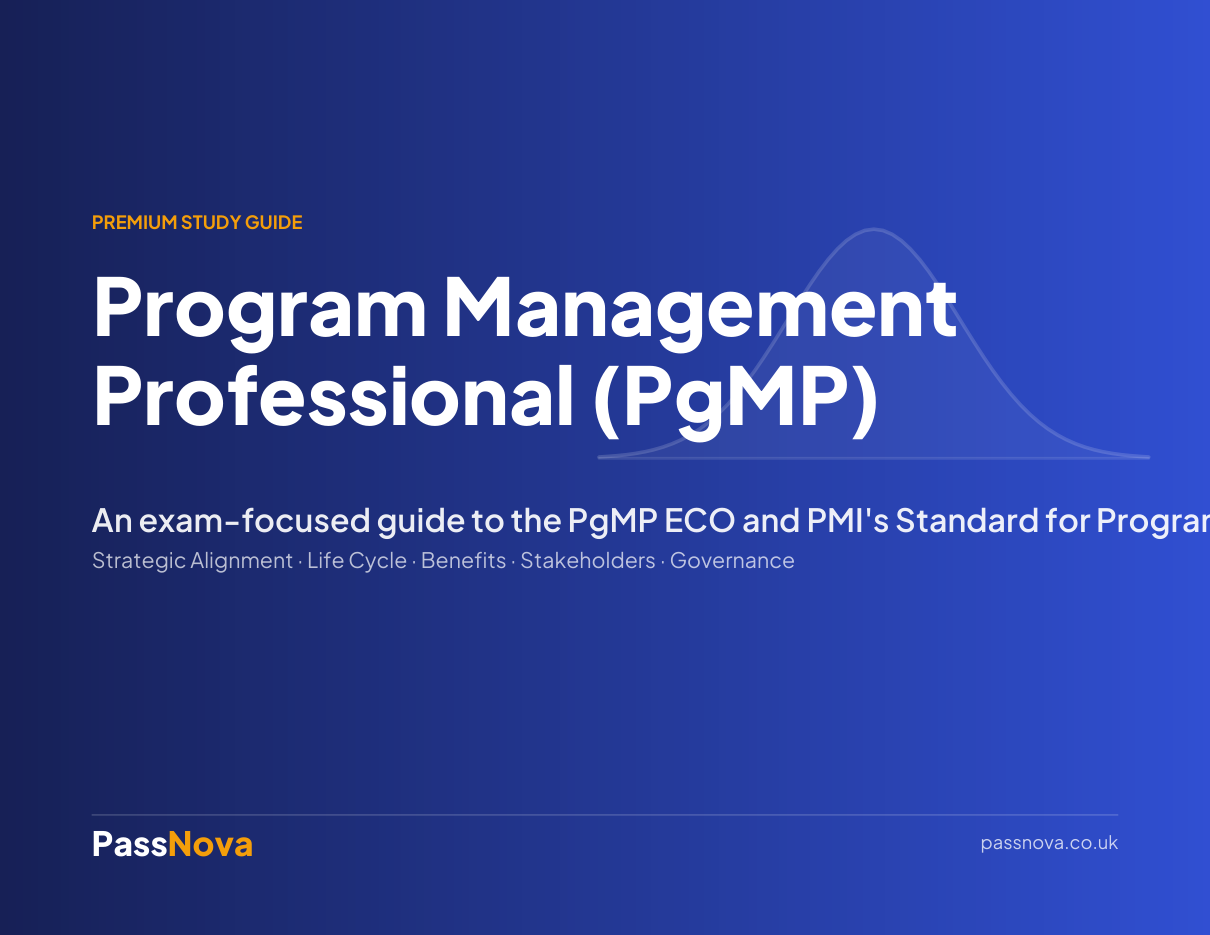 PgMP study guide cover