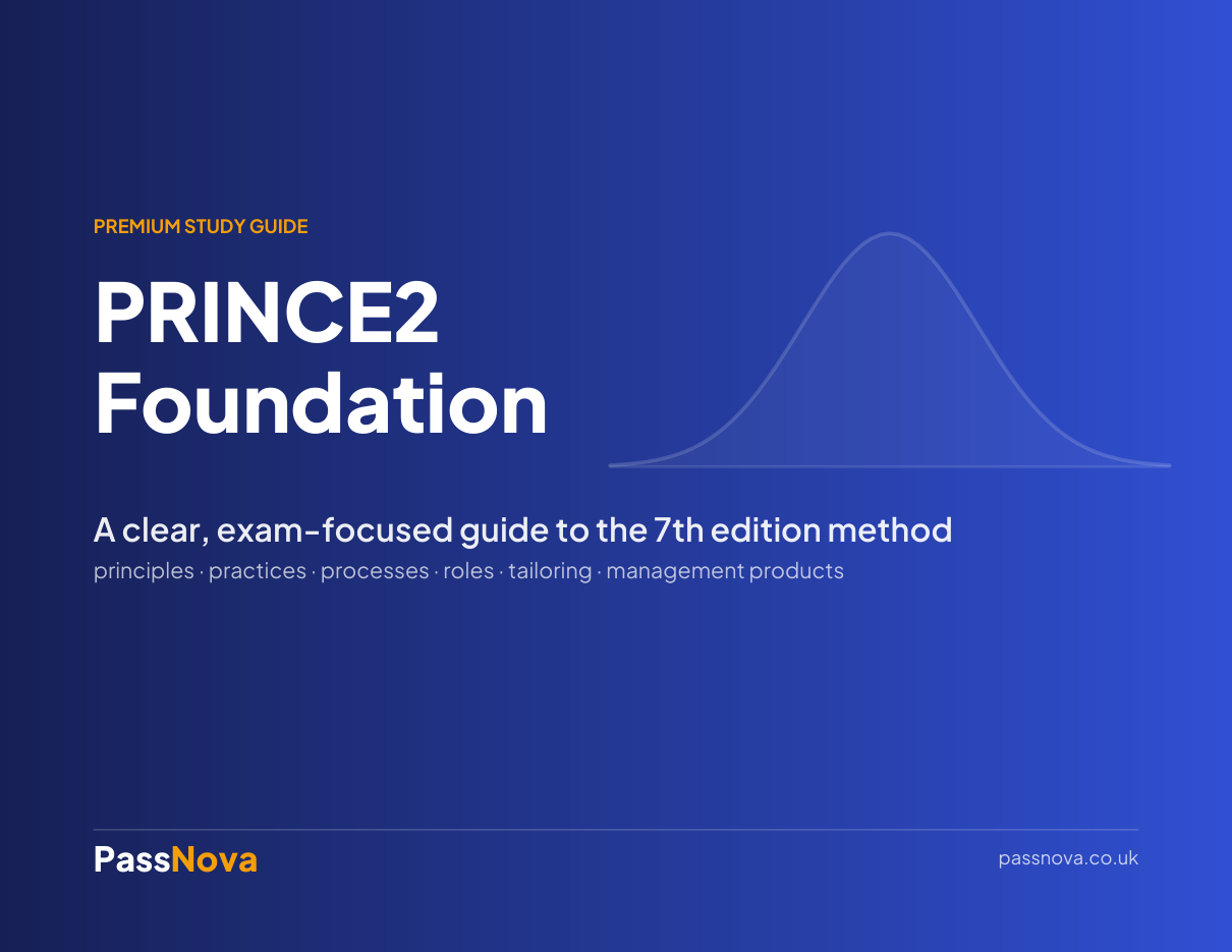 PRINCE2 Foundation study guide cover
